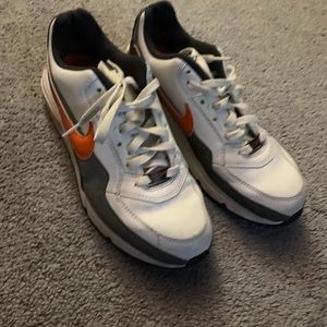 Air max orange and grey